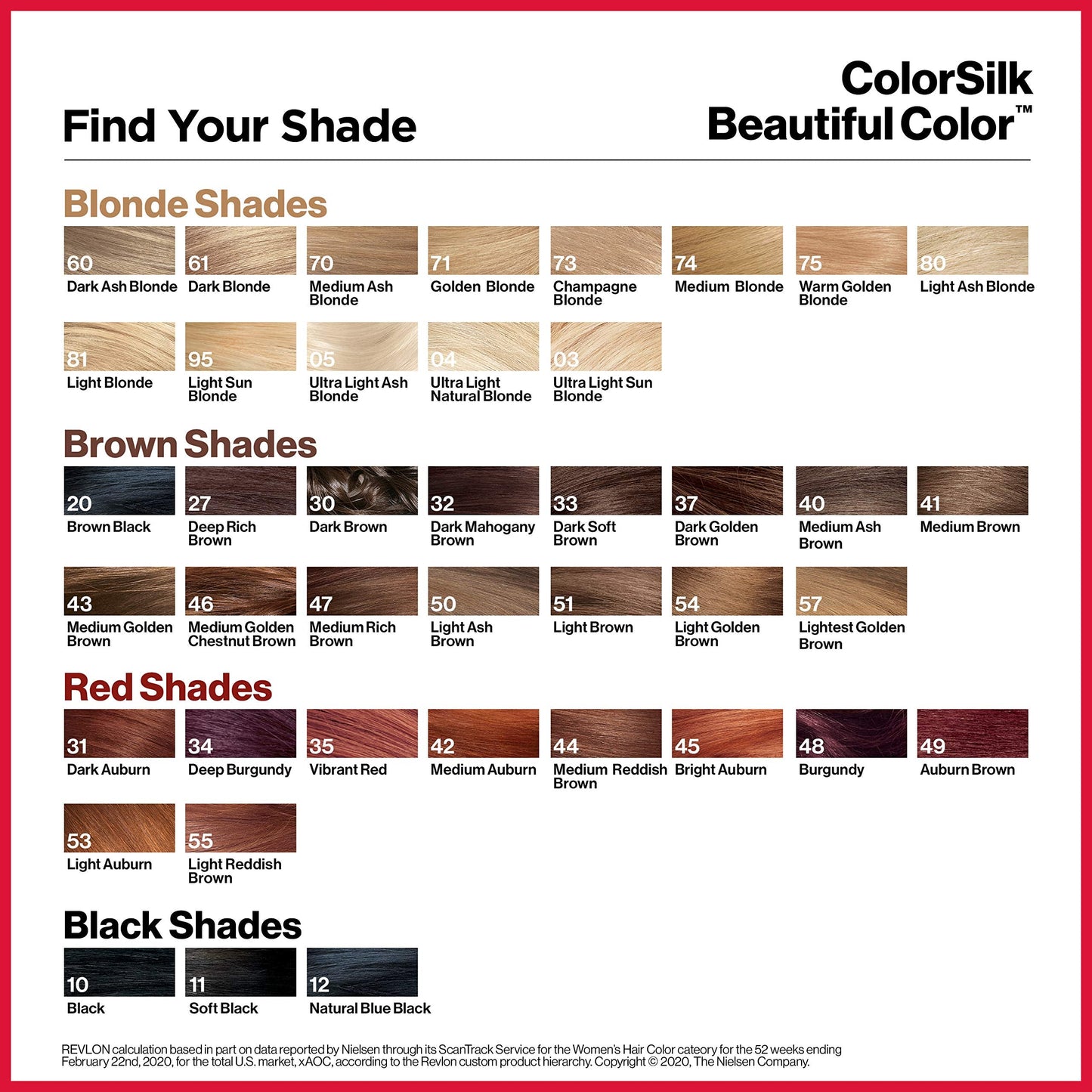 colorsilk Beautiful Color #40 Medium Ash Brown Revlon Hair Color 1 Application Unisex
