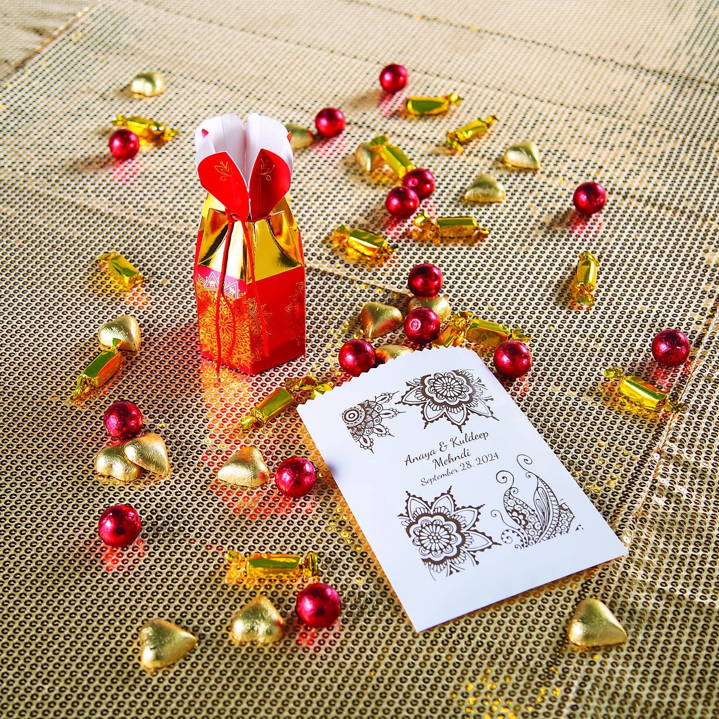 Fun Express Gold Foil Wrapped Caramels - 2 Pounds - Candy Buffet, Wedding and Party Candies | Graduation | Weddings | Receptions - Gold