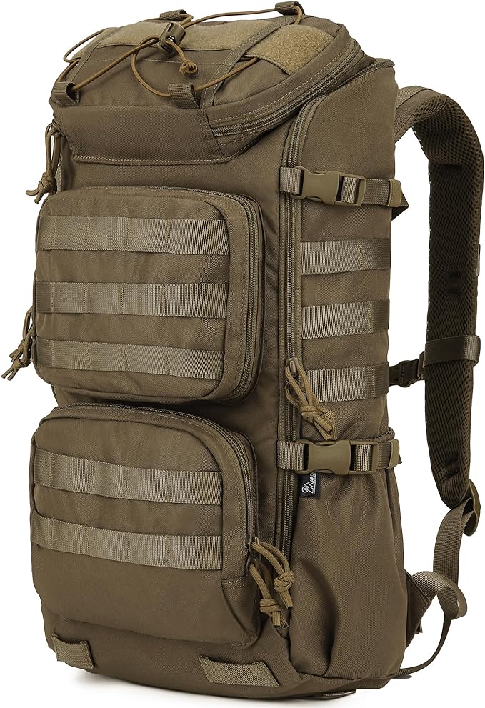 Mardingtop Tactical Backpacks Molle Hiking daypacks for Motorcycle Camping Hiking Military Traveling,25L Backpack