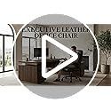 AreShark Office Chair - Executive High Back Breathable Comfy Desk Chair with Lumbar Support - Ergonomic Leather Rolling Sw...
