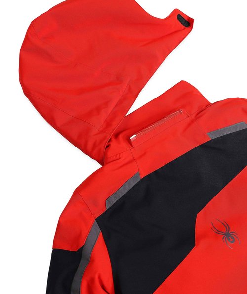 Spyder Boys' Leader Insulated Ski Jacket, Volcano