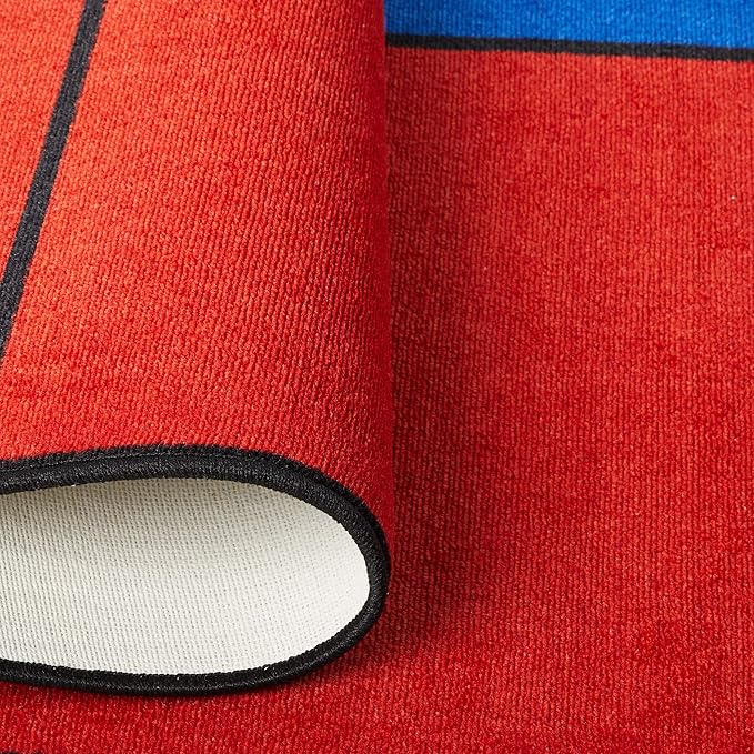 KIDCARPET.COM Blocks Seating Classroom Rug Multi with 24 Squares, 7'6" x 12' Rectangle, Educational Classroom Rug, Kids Learning Play Mat | Area Rug for Bedroom or Playroom