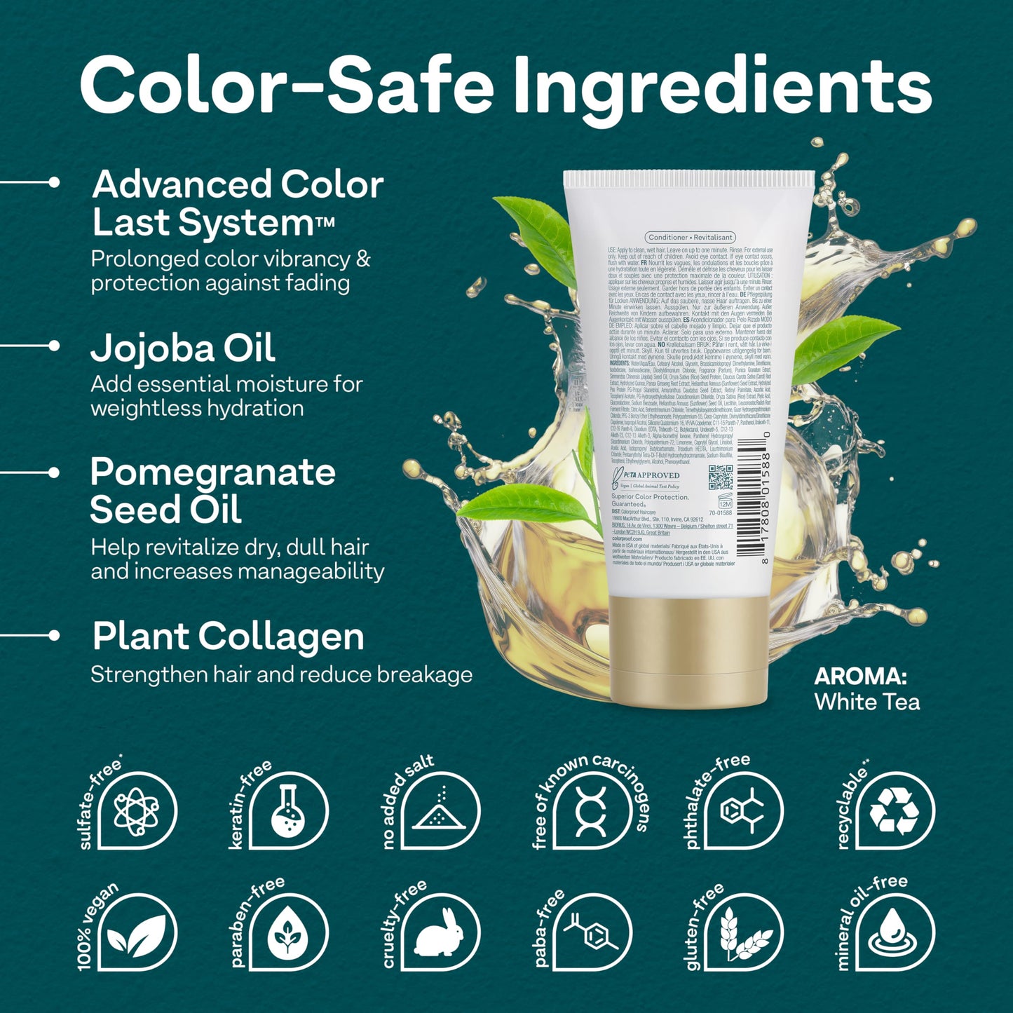 Colorproof Curl Conditioner for Women 1.7 Fl. Oz. Sulfate Free Conditioner for Curly Hair that Nourishes, Smooths, and Strengthe