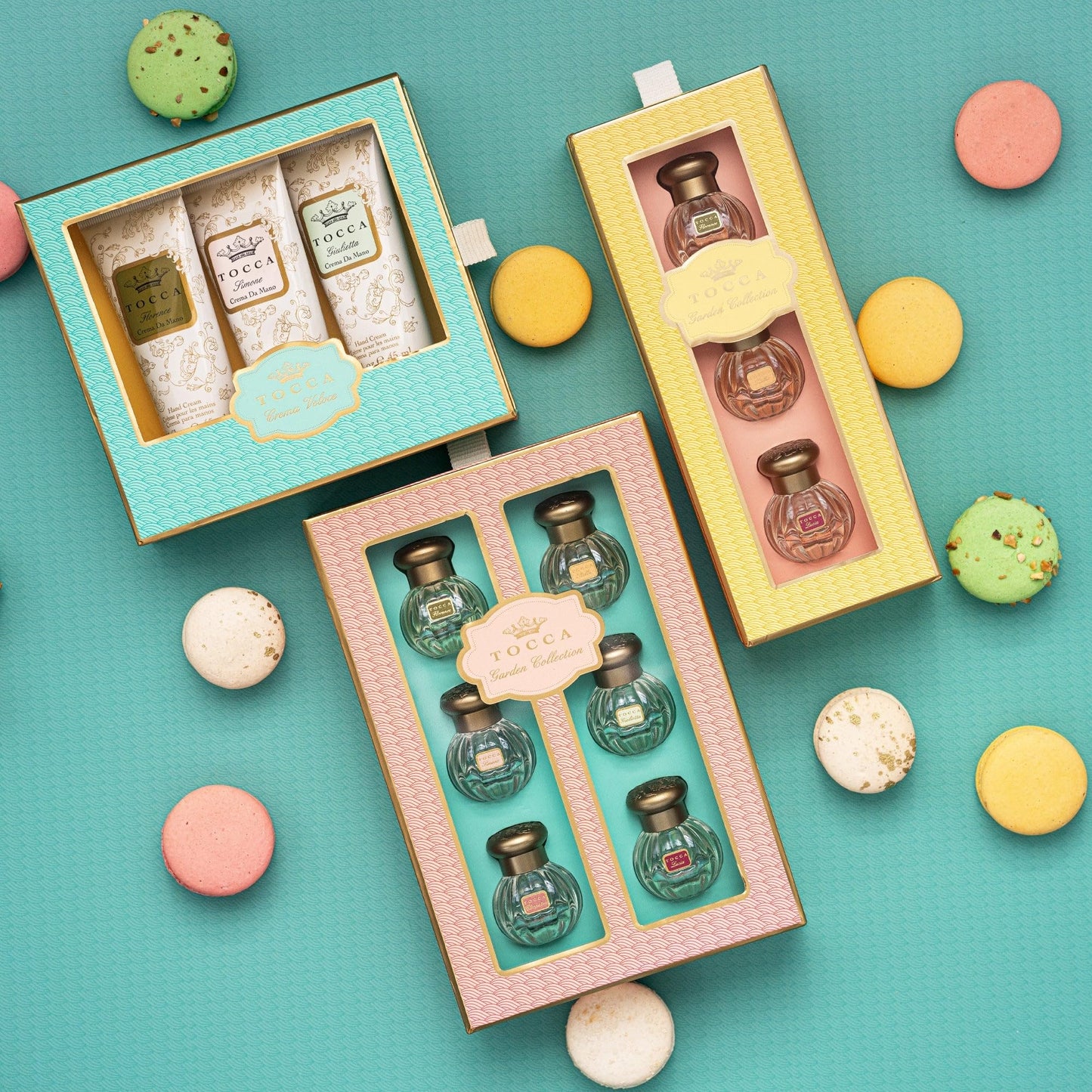 Tocca Mini Perfume Set of 6 ($90 Value) - 5ml (0.16 Fl Oz) Each, Spring Garden Collection - Includes Florence, Stella, Simone, Giulietta, Cleopatra & Lucia, Dabbers Fragrance Gift Set for Women