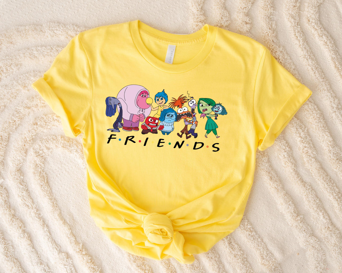 Inside Out 2 Character T-Shirt, Mental Health Shirt, Friends & Emotions Shirts - Kids & Adult Multi