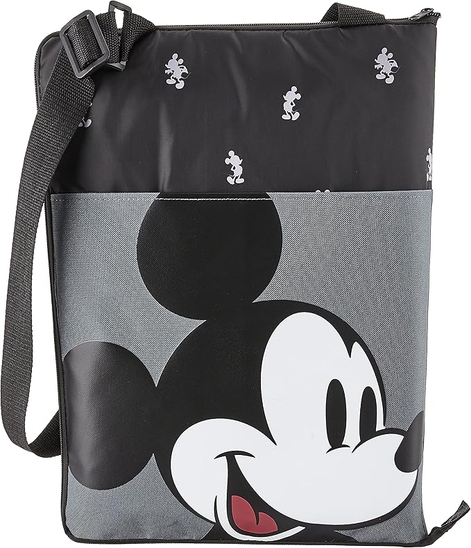 PICNIC TIME Disney Mickey Mouse Vista Outdoor Picnic Blanket & Tote, Beach Blanket, Camping Blanket, (Mickey Mouse Pattern...