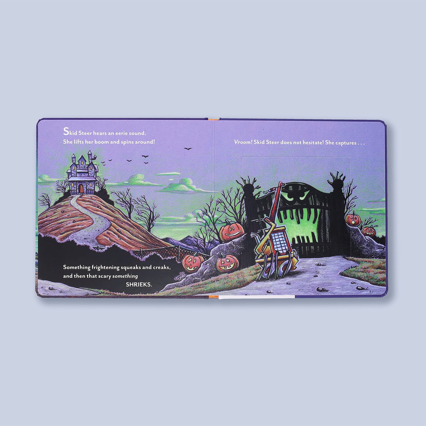 Construction Site Gets a Fright!: A Halloween Lift-the-Flap Book (Goodnight Construction Site)