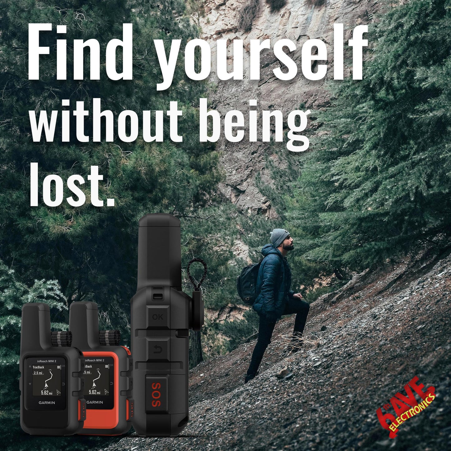 Garmin Inreach Mini 2 Compact Satellite Communicator, Lightweight Rugged Design, Portable Gps Handheld For Hiking, Two-Way Text