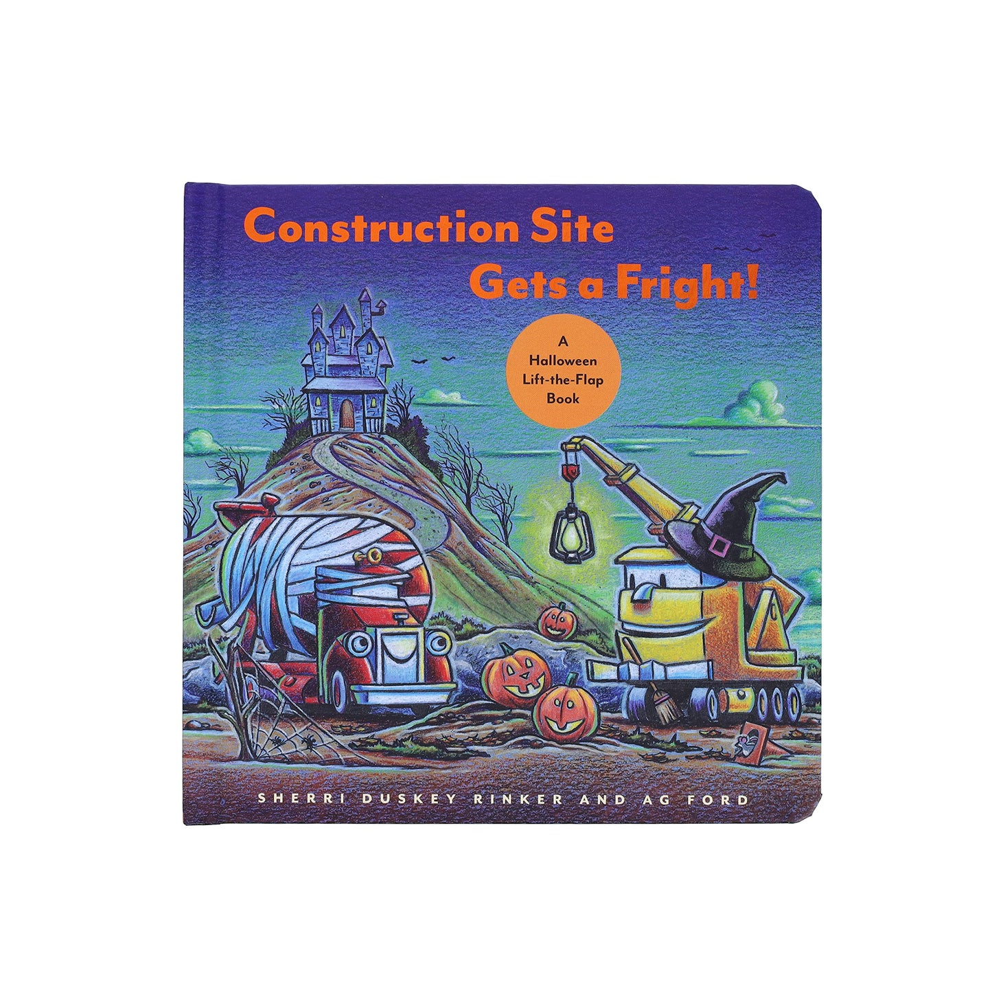 Construction Site Gets a Fright!: A Halloween Lift-the-Flap Book (Goodnight Construction Site)