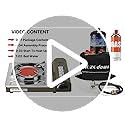 MOZODAWN Dual Fuel Camp Stove, 8000 BTU Infrared Butane & Propane Portable Gas Stove, Windproof Single Burner with Carryin...