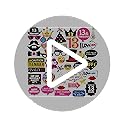 13th Birthday Photo Booth Party Props - 40 Pieces - Funny Official Teenager Birthday Party Supplies, Decorations and Favors