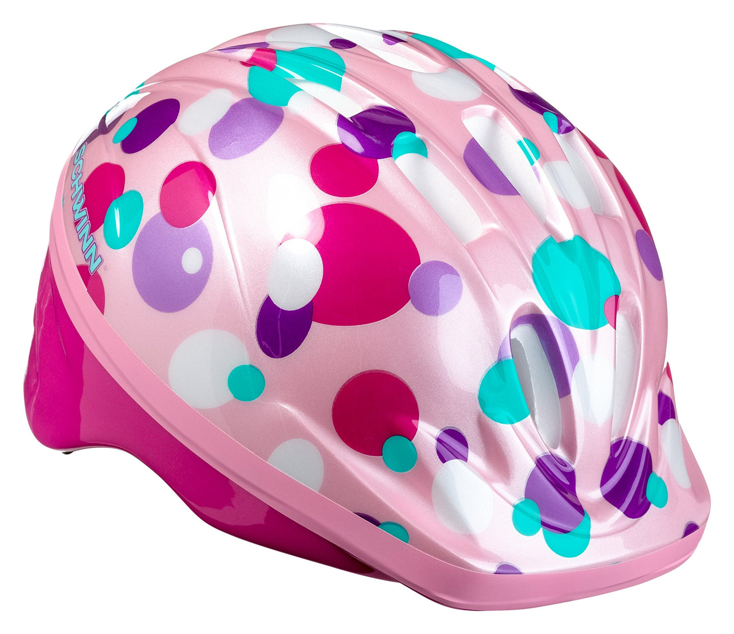Schwinn Classic Bike Helmet for Kids, Carnival Colors, 48 - 52 cm Helmet for Kids Ages 3-5, Ultra Lightweight, Adjustable Dial, Full Coverage with Vented Airflow, Infant and Toddler Bike Helmet