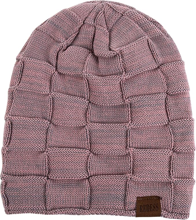 REDESS Beanie Hat for Men and Women Winter Warm Hats Knit Slouchy Thick Skull Cap