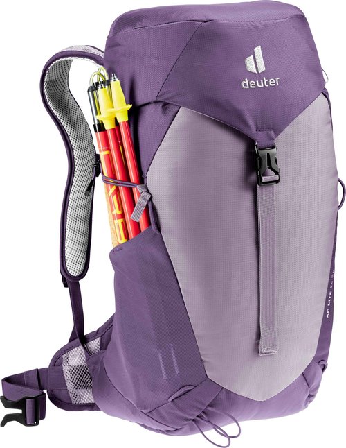 Deuter AC Lite 14L SL Hiking & Daypack Backpack with Narrow Fit, Steel Frame & Superior Breathability - Lavender-Purple