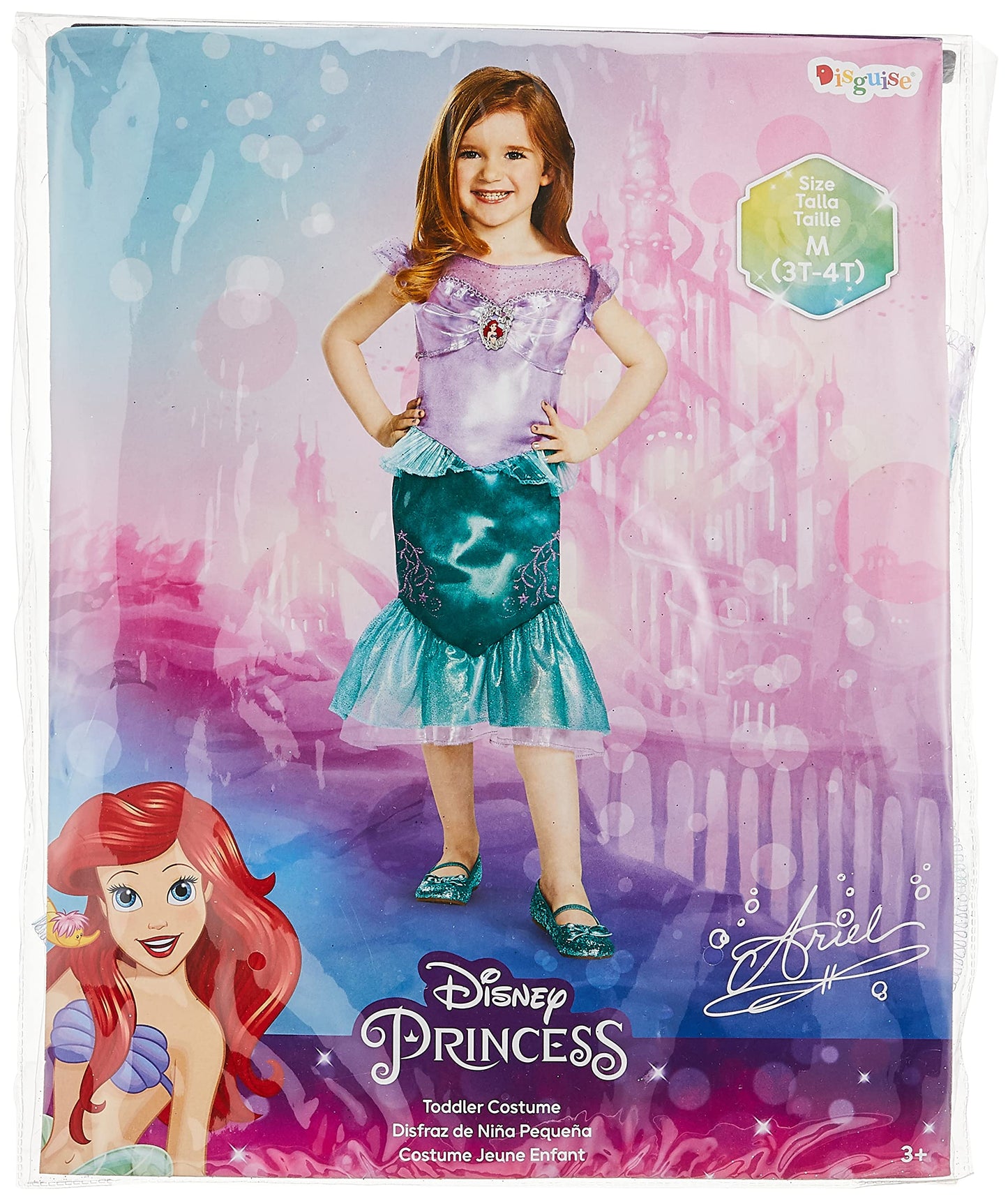 Ariel Toddler Classic Costume, Medium (3T-4T)