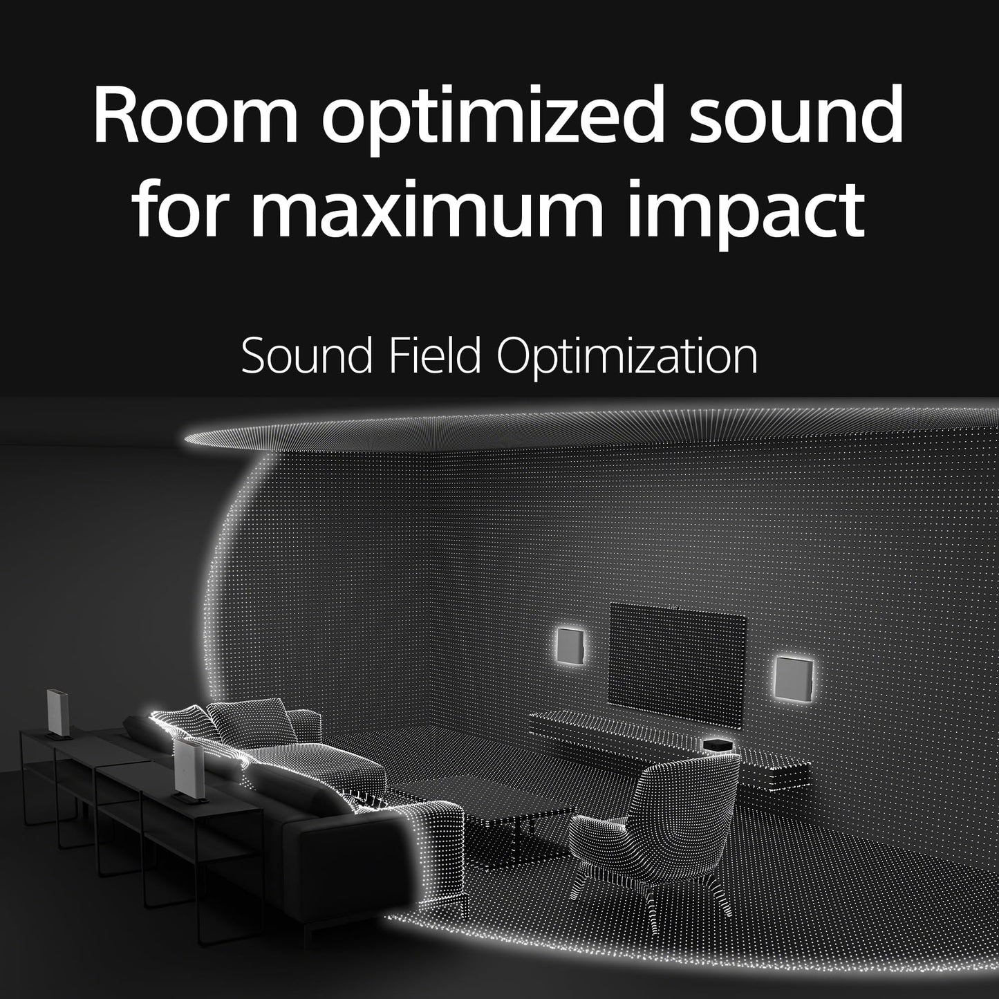 Sony BRAVIA Theater Quad 16-Speaker Home Theater Audio System with 4 Wireless Speakers, 360 Spatial Sound Mapping, Dolby Atmos/DTS:X Support, Room Calibration (HT-A9M2)
