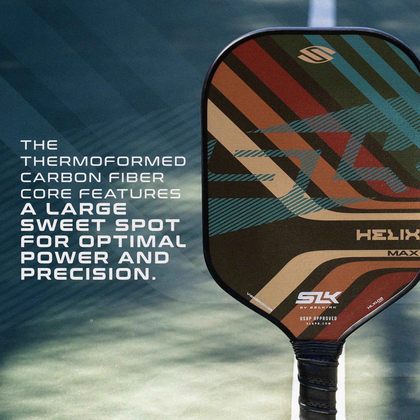 Selkirk Sport SLK Helix Pro Grooves Pickleball Paddle & Pro S1 12pk Pickleball Ball Bundle