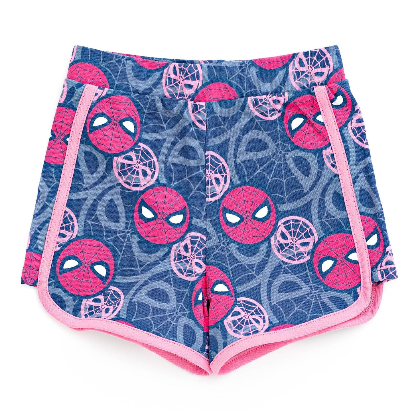 Marvel Spider-Man Toddler Girls Cosplay Tank Top Dolphin Active and French Terry Shorts 5T