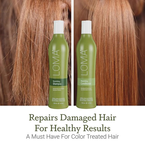 LOMA Nourishing Shampoo and Nourishing Conditioner (DUO PACK) 33 Ounce (Liter)