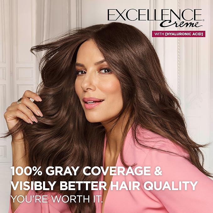 L'Oreal Paris Excellence Crème Permanent Hair Dye, Triple Care Hair Color with Pro-Keratine Complex for 100% Gray Hair Coverage, 01 Extra Light Natural Ash Blonde, 1 Kit