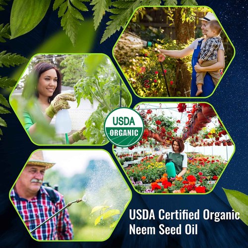 Premium Organic Neem Oil Virgin (1 Gallon), Cold Pressed, Unrefined 100% Pure Natural Grade A. Excellent Quality