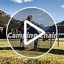 OUTSIDER Folding Camping Chair Heavy Duty Folding Chair 400lbs Oversized Outdoor Chairs with Cup Holder, Cooler Bag, Stora...