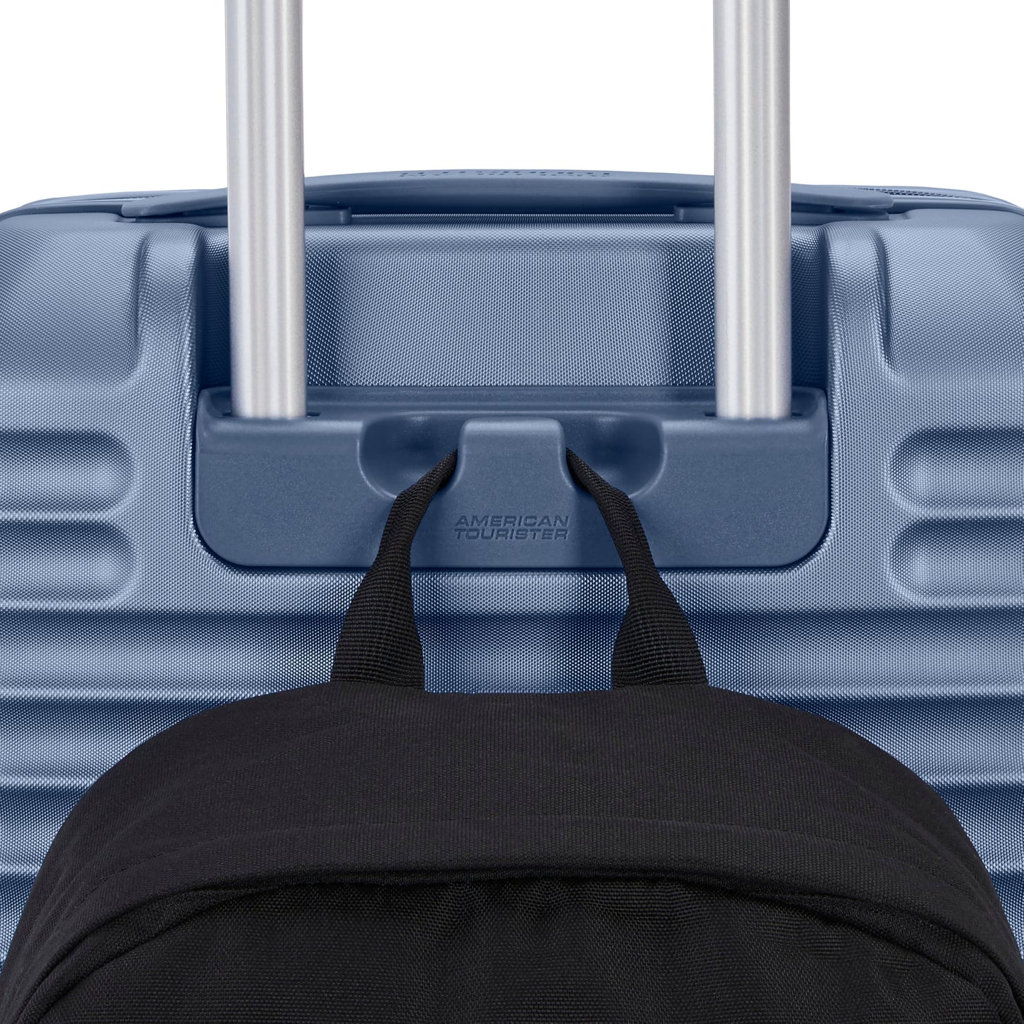 American Tourister Stratum 3.0 Large 28-Inch Spinner, Airline Approved, Durable Hardside Luggage, Expands 1.5", RightHeight™ Adjustable Handle, Elemental Blue