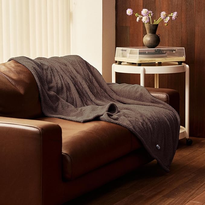 Heated Blanket Electric Throw 50" x 60" -Heated Throw Blanket with 5 Heating Levels & 3 Hours Auto Off,Machine Washable,ETL & FCC Certification(Teddy)