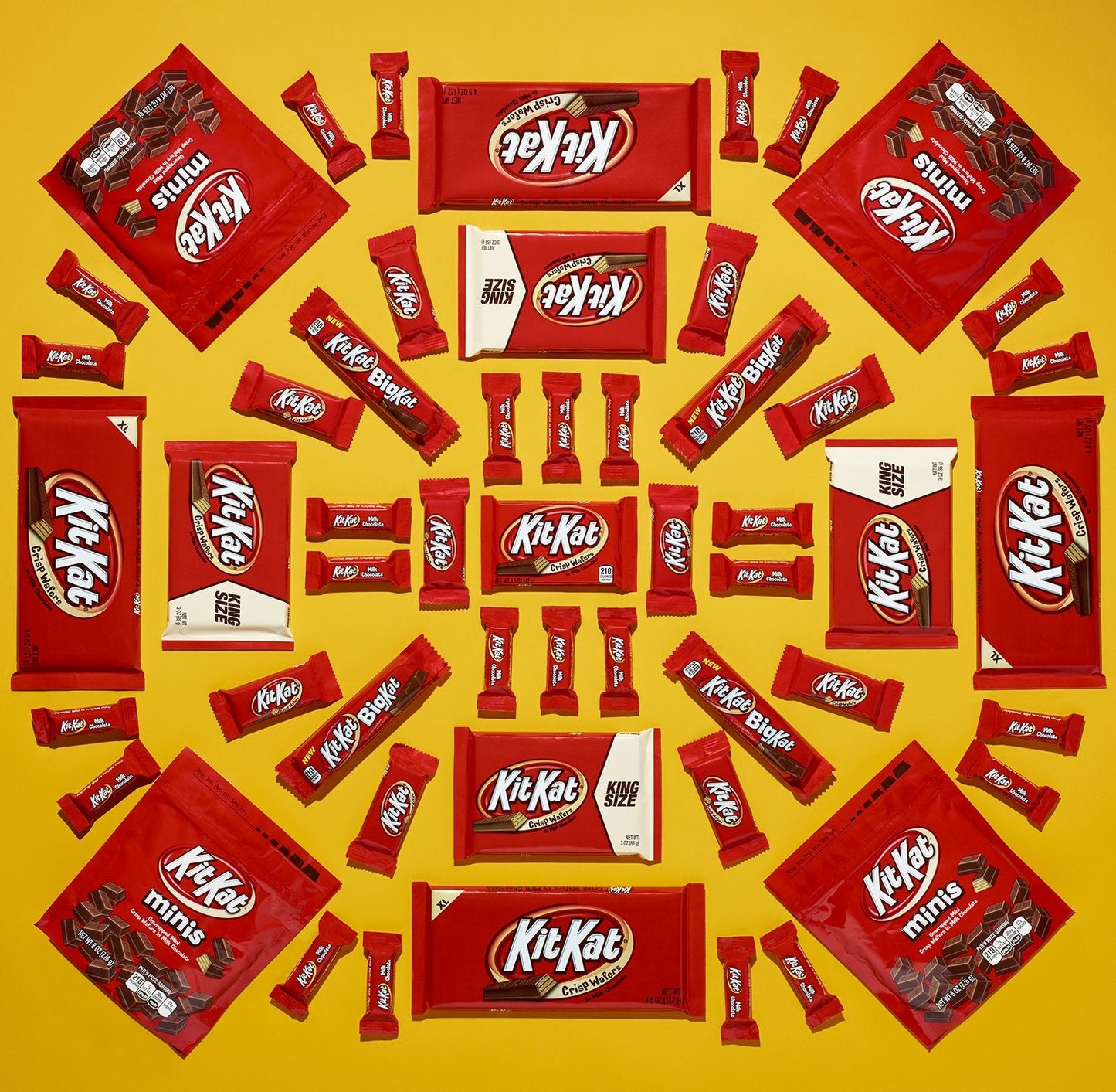 KIT KAT Assorted Chocolate Candy Bars, Halloween Candy, (White, Milk, Dark), 36 Ounce Bulk Candy