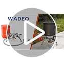 WADEO Camping Gas Stove, 3700W Portable Backpacking Stove with Piezo Ignition, Portable Burner, Camping Stove Adapter and ...