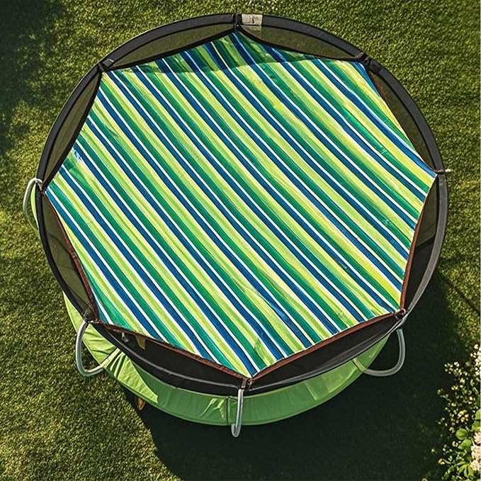 Trampoline Shade Cover, Waterproof UV Trampoline Top Cover, Trampoline Cover for 8ft 10ft 12ft 14ft 15ft 16ft Trampoline, ...