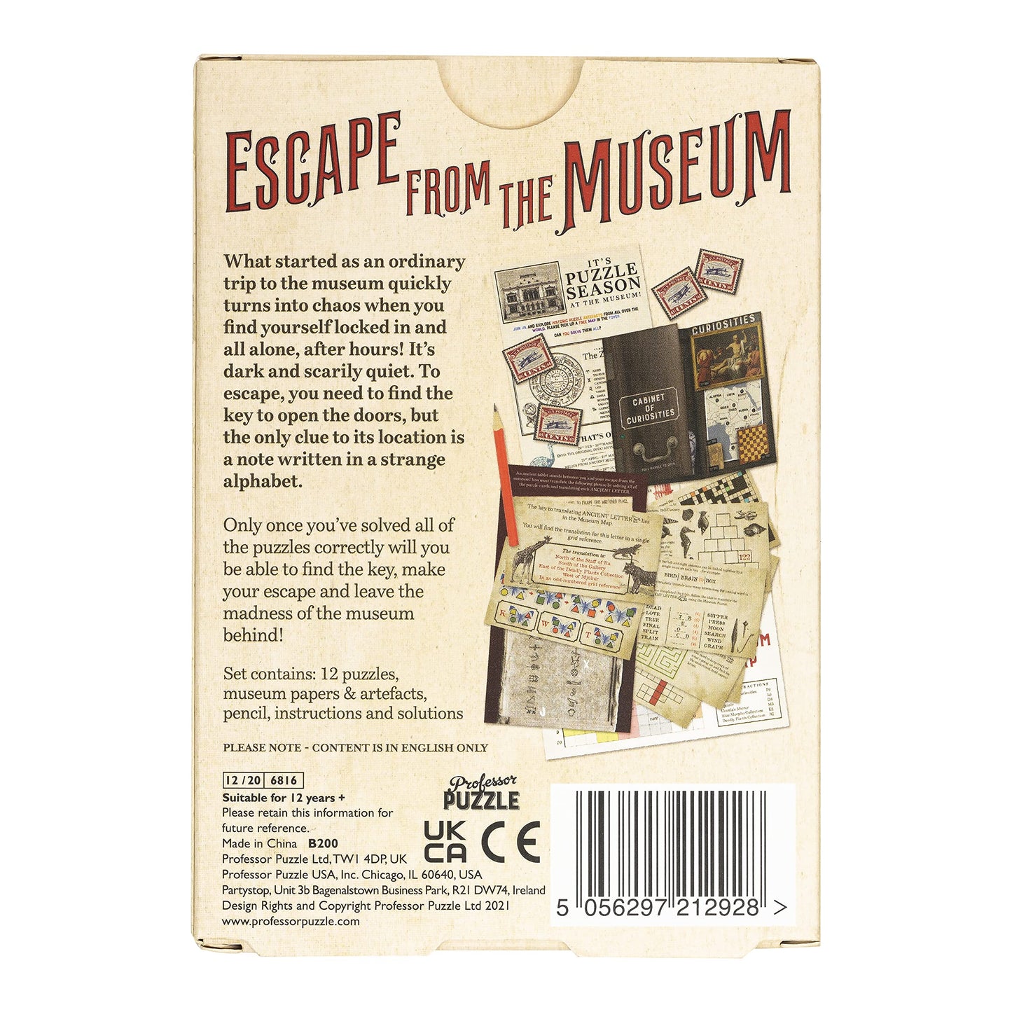 Escape from The Museum Escape Room Game