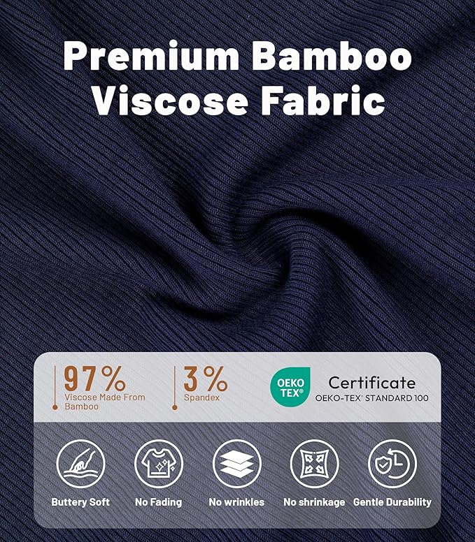 NACHILA Pajamas for Women-Viscose from Bamboo, Ribbed Racerback Tank Top Sexy Split Shorts Pajama Sets Cooling Sleep Cami Pjs