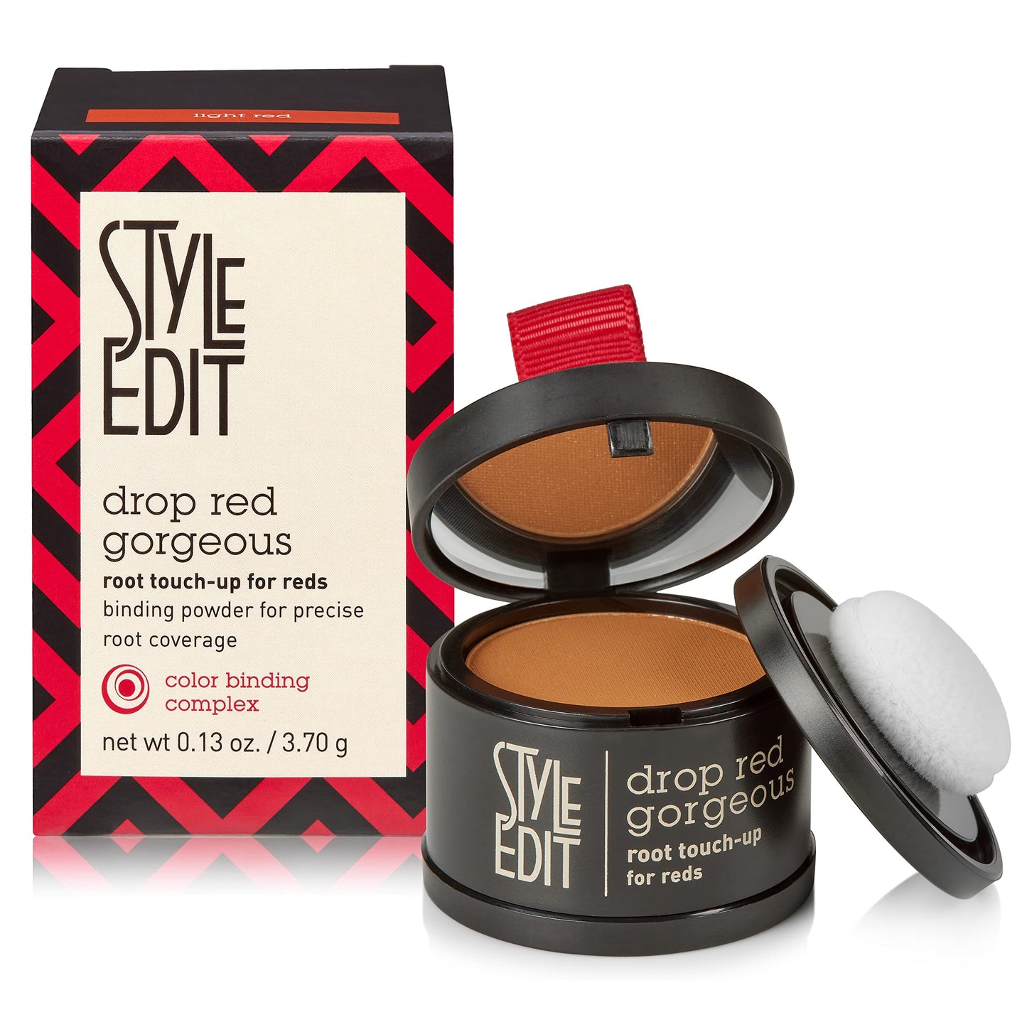 Style Edit Root Touch Up Powder for Light Red Hair | Cover Up Hair Color for Grays and Roots Coverage | Mineral Infused Binding