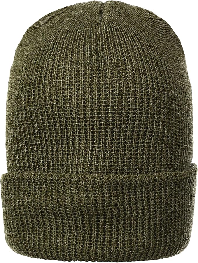 McGuire Gear 100% Wool Watch Cap – GI Warm Winter Beanie Cap for Cold Weather – Made in the USA Military Specifications.