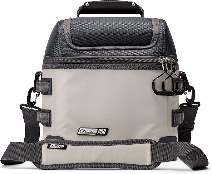 Coleman Pro 16-Can Premium Soft Cooler Lunchbox, Fully Insulated Lid & Body Stays Cold up to 30 Hours, Great for Camping, ...