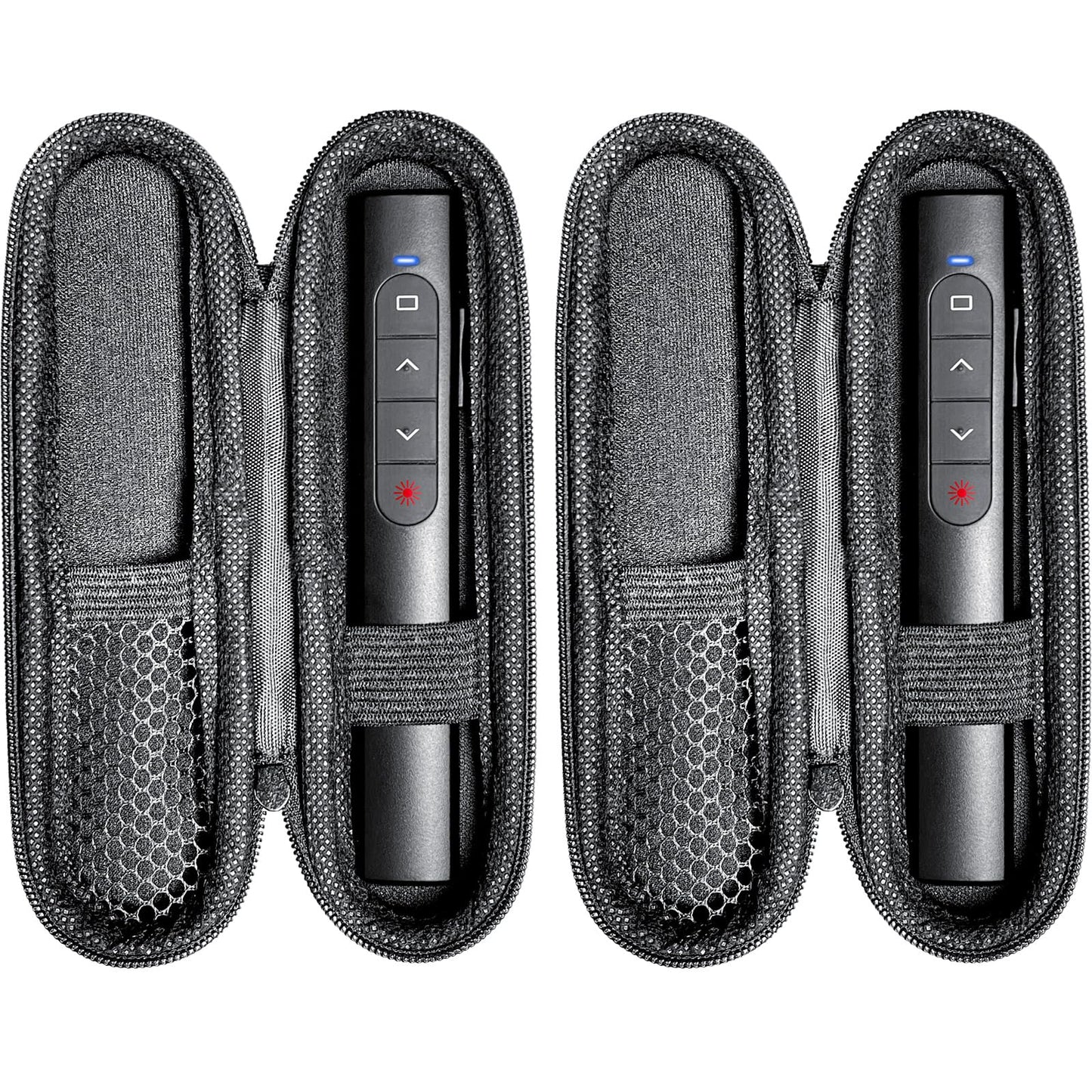 (2 Units) Wireless Presenter Remote With Case, Presentation Clicker With Hyperlink & Volume Remote Control Powerpoint Office Pre