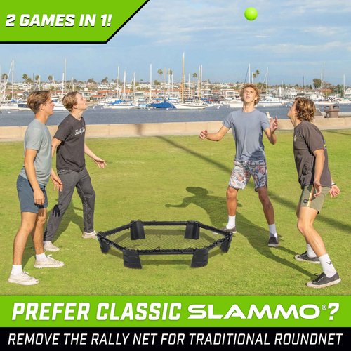 GoSports Slammo Rally Game Set - Roundnet with Longer Rallies