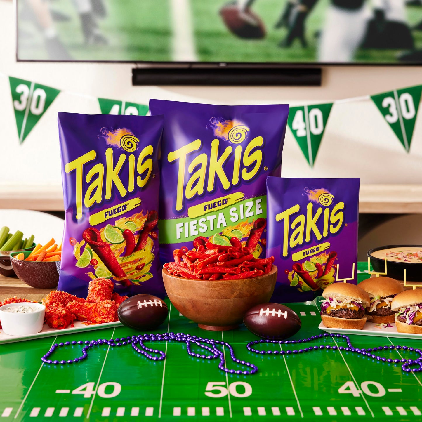 Takis Fuego 17 oz Fiesta Size Bag, Hot Chili Pepper & Lime Flavored Extreme Spicy Rolled Tortilla Chips