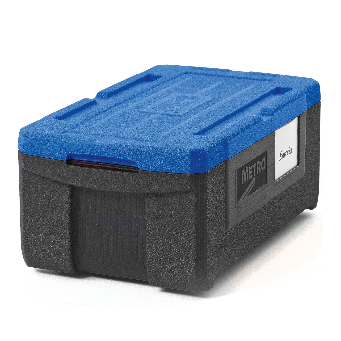 METRO Mightylite ML180-BU Top-Load Insulated Food Carrier - Professional-Grade Multipurpose Pan Carrier, Insulated Cooler and Catering Food Warmer - 30 qt or 3 Pan Capacity - Blue
