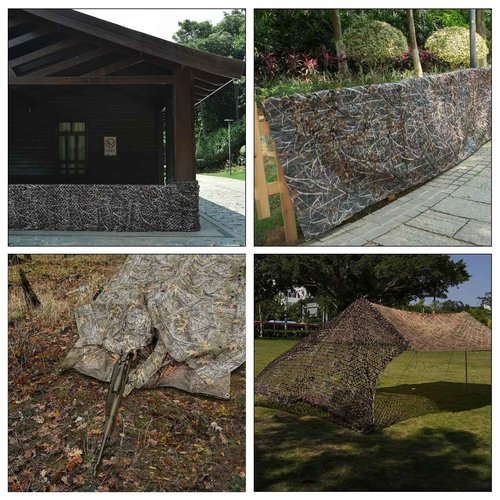 LOOGU Camo Netting, Camouflage Net Blinds Great for Sunshade Camping Shooting Hunting