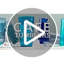 US Acrylic Cafe Plastic Reusable Tumblers (Set of 16) 20-ounce Water Cups Coastal Colors | Restaurant Style Drinking Glass...