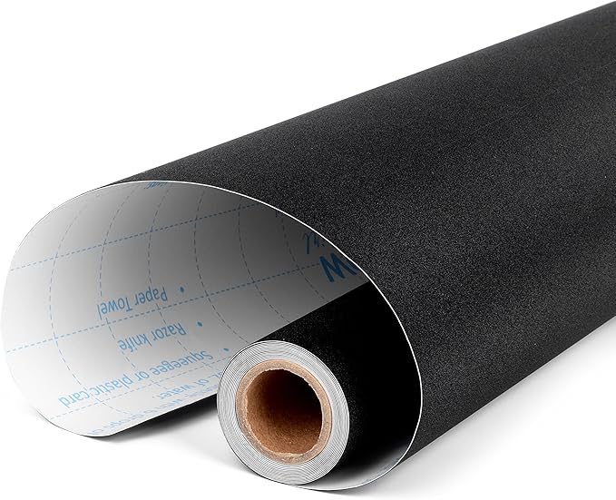 Total Blackout Window Film: 100% Light Blocking, Room Darkening Static Cling - No Residue Film for Privacy, Home Security, and Day Sleep - Easy Removal UV Prevention Treatment (42 x 72 inches)