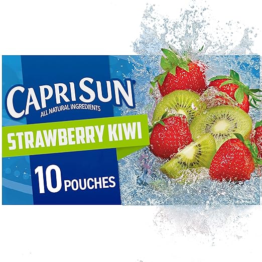 Capri Sun Strawberry Kiwi Ready-to-Drink Juice (10 Pouches)