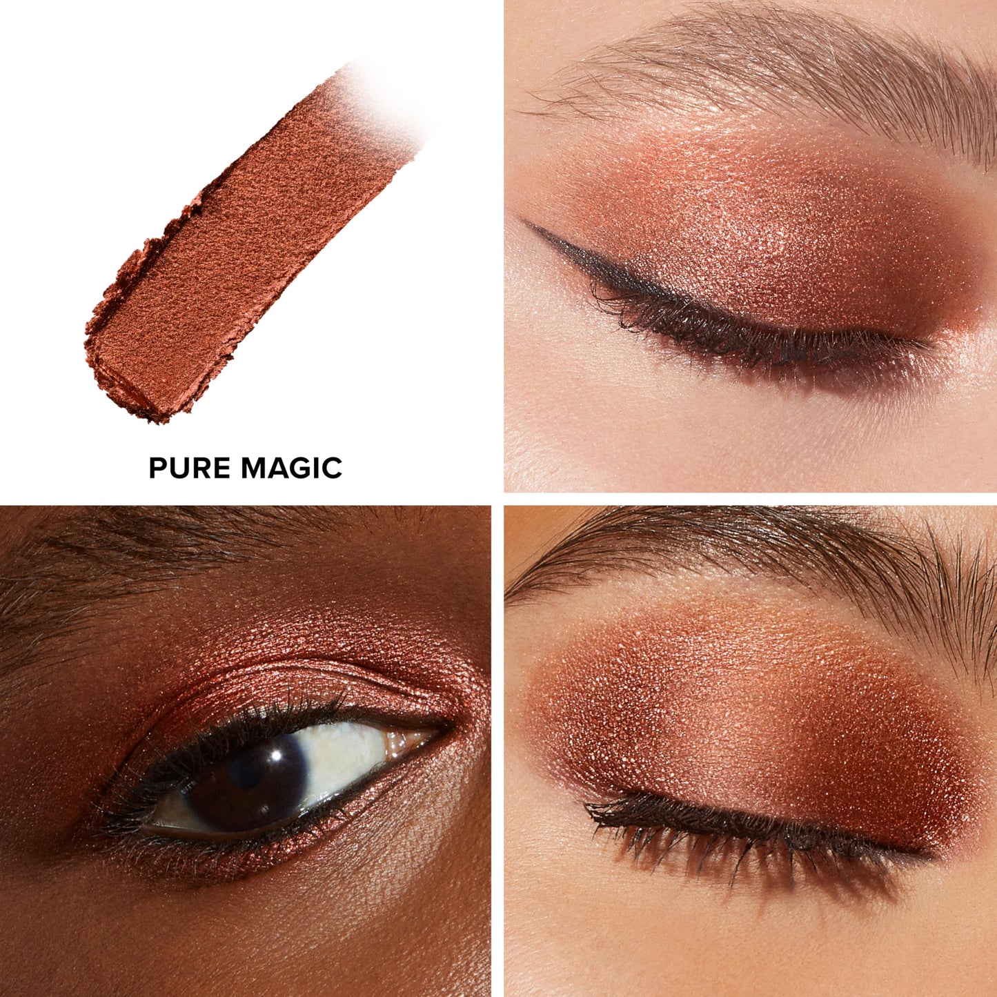 Too Faced Quickie Queen Eye Shadow Sticks | Creamy, Long Wearing + Non-Creasing, High-Impact Sparkle, Pure Magic