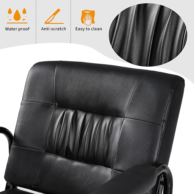 Shampoo Chair for Salon,Adjustable Reclining Up to 150°Salon Seat for Barber,Hair Stylist,Leather Shampoo Bowl Spa Beauty Equipment for Beauty Shop