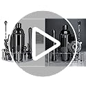 Cocktail Shaker Set with Stand, Cocktail Shaker Bartender Kit: Bar Tool Set, Drink Mixing Includes Martini Shaker,Straine...