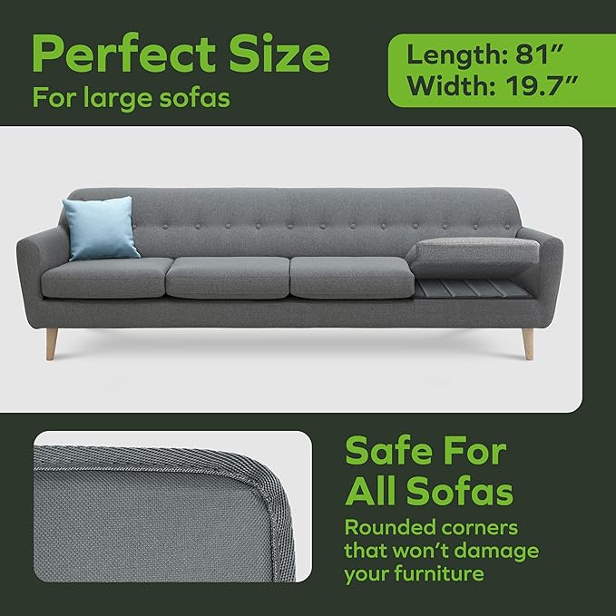 BEN'SHOME® Heavy Duty Couch Cushion Support Board – Instantly Repair Sagging Sofa Seat | 19.7 x 68-81" | .5" Furniture Grade Wood Under Cushions Insert, Anti-Slip, Extend Sofas & Couches Life