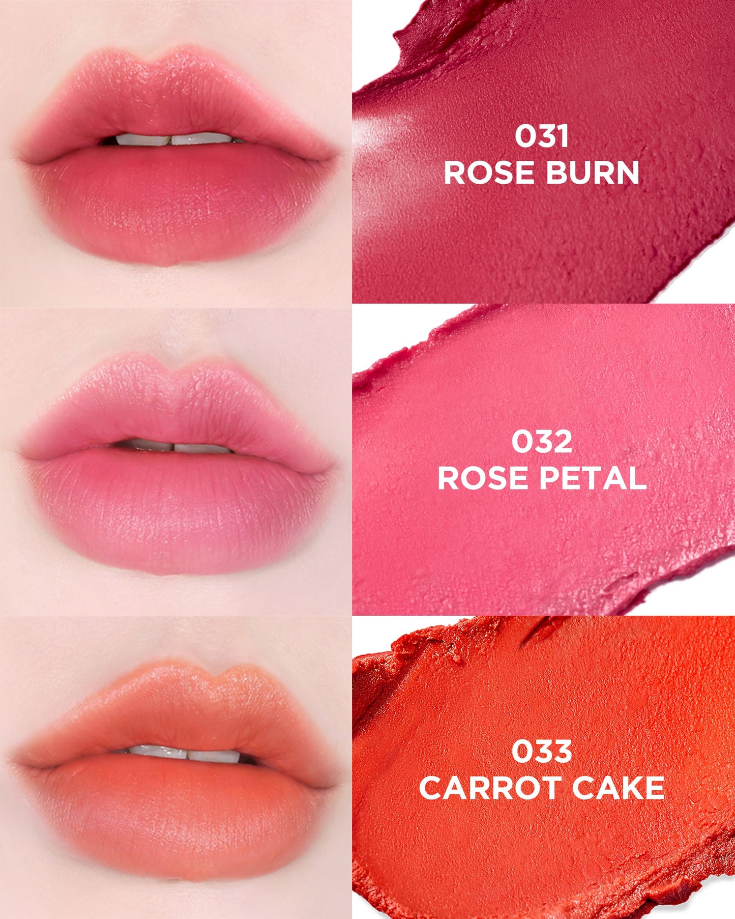 TOCOBO Powder Cream Lip Balm - Vegan Korean Soft Matte Lipstick Balm for Velvet Finish - Moisturizing & Blurring Effect - Lightw