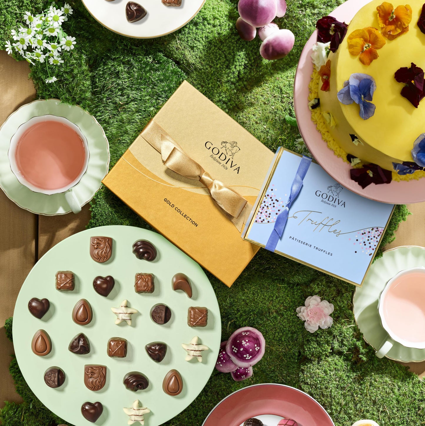 Godiva Assorted Chocolate Truffle Gift Box, Patisserie Dessert Gourmet Candy with Creamy Ganache, Gift Basket for Birthday, Thank You, Anniversary, Congratulations, 24-Piece